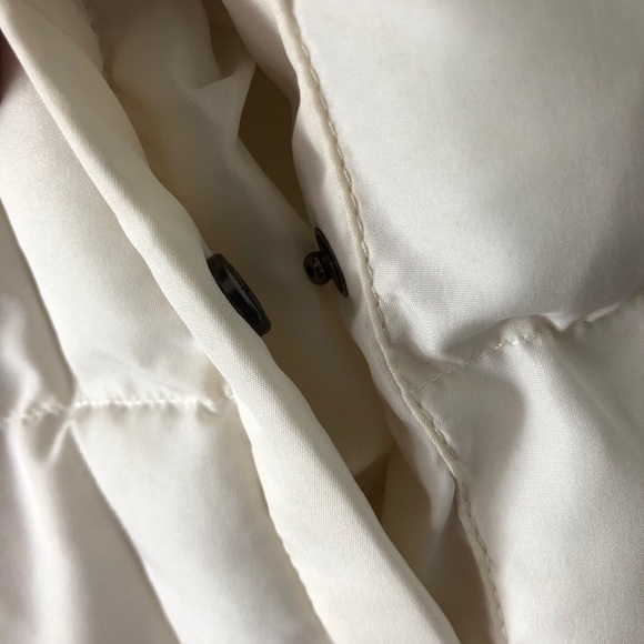 Alfred Sung Pure Cream Vest Fur-lined Vegan S - Picture 4 of 6